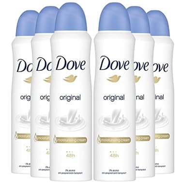 Dove Original Deodorant Spray Pack of 6 x 150 ml