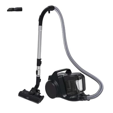 Hoover HP2 Powerful Cylinder Vacuum Cleaner - Bagless, Small, Lightweight, Corded with Washable EPA Filter, Large 2.5L Bin Capacity, Onboard Accessories, 10m Working Radius, 850w [HP2Z10A]