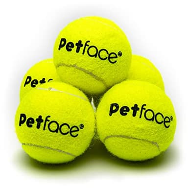Petface Mini Super Tennis Balls for Dogs, 4.8 cm (Pack of 5)