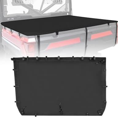 StarknightMT UTV Tonneau Cover, Waterproof Cargo Bed Cover Compatible with Polaris Ranger 1000/XP 1000/XP 570 & Crew Models (2015-2025) Heavy-Duty 600D Oxford Fabric