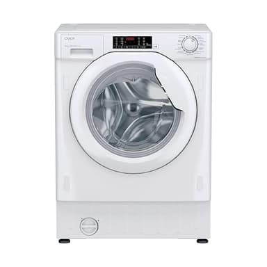 Candy Smart Integrated Washing Machine, 9 Kg Wash Capacity, 1400 RPM, A Rated, 3 Rapid Cycles, White, 60x53x82 cm - CBW 494DWM5-80