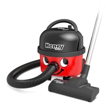 Henry Xtra Bagged Cylinder Vacuum, 6 Litre, 620 Watt, Red
