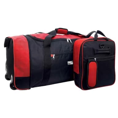 Fashion By Purdashian Travel Bag | Easy to Store Folding Large Suitcase | 1.2 Kilo Lightweight Suitcase Wheeled Holdall | Large 32" Duffle Bag with Wheels