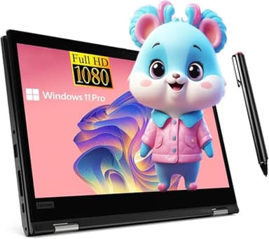 Lenovo ThinkPad L13 Yoga Gen 2, Touchscreen 2-in-1 Business Laptop, Intel Core i5-1145G7, 13.3-Inch FHD Notebook, 16GB RAM, 512GB SSD, QWERTY Keyboard, Stylus Pen, Windows 11 Pro (Renewed)