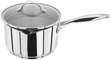 Stellar 7000 Draining Lid Stainless Steel Saucepan (18cm)