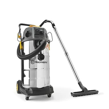 Vacmaster M Class Dust Extractor 240V with Power Take Off, 38L Industrial Wet & Dry Vacuum Cleaner 240V with Variable Speed Control & Push Clean Filter