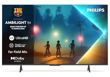 Philips Ambilight 55PUS8200 4K LED Smart TV - 55 Inch Display with Pixel Precise, Ultra HD, Titan OS Platform and Dolby Atmos Sound, Works with Alexa and Google Voice Assistant