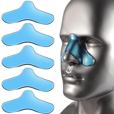 CPAP Nose Pads 5 Pack Cpap Mask Liner Nose Bridge Pad Soft Gel Cushions Universal Fit CPAP Mask Accessory