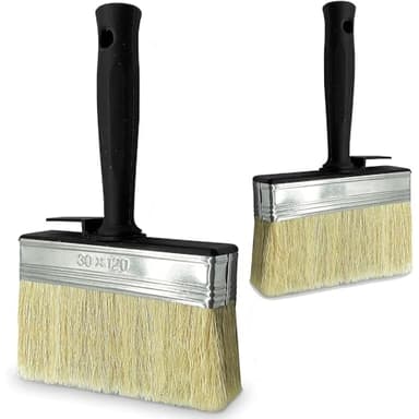2 Pcs Fence Block Brush Set for Large Paint Brush | Ideal As Fence Paint Brushes, Decking Paint Brush, Decking Brush, Fence Brush, Shed, Outdoor