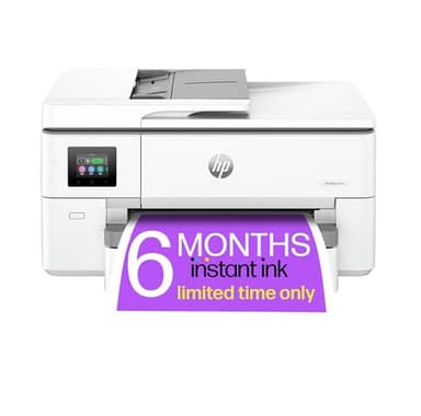 HP OfficeJet Pro 9720e Wide Format All-in-One Printer | Colour | Printer for Small Office | Wireless | Print, Scan, ADF | 3 Months of free Instant Ink | Up To 3 Years Warranty