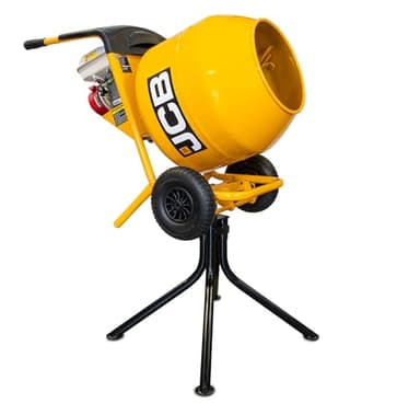 JCB Cement Concrete Mixer Honda GX160 Petrol Engine 134L Seam Welded Drum 100L Working Capacity with 3 Year Warranty