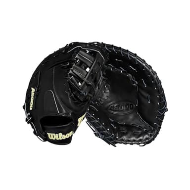 Wilson 2024 Baseball Classics Series A2000 1679 12.5” Baseball First Base Mitt - Right Hand Throw, Black/Yellow