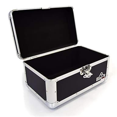 Gorilla 7" Singles Vinyl Record Carry Case Storage Box Tough Strong Holds 200pcs inc FREE Cleaning Cloth