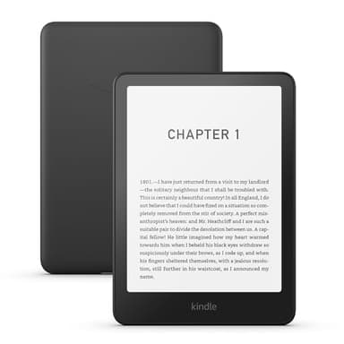 Amazon Kindle Paperwhite (newest gen) – Our fastest Kindle ever, with new glare-free display and weeks of battery life – 16GB – Without Ads - Black