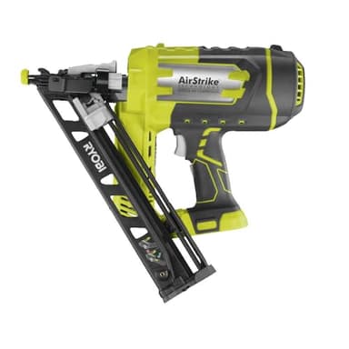 RYOBI R15GN18-0 18V ONE+ Cordless 15 Gauge Nailer (Bare Tool), Hyper Green
