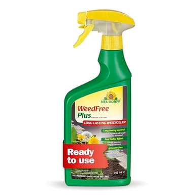 Neudorff WeedFree Plus RTU Weed Killer Spray, 750 ml, Glyphosate Free Spray, Weed Remover, Animal Fiendly, Herbicide