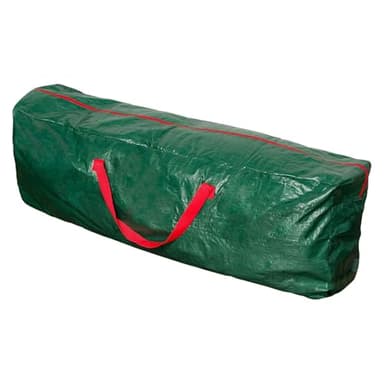 Neo Heavy Duty Christmas Tree Storage Bag Trees Extra Large Durable Waterproof Rectangular Organiser Zipper Decoration Reinforced Handles (6-9 ft, Green & Red)