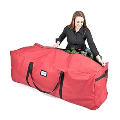 Modo Christmas Tree and Decoration Storage Bags (Red Extra Large Christmas Tree Storage Bag)