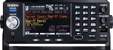 Uniden SDS200 True I/Q TrunkTracker X Base/Mobile Scanner, S.A.M.E. Weather Alert