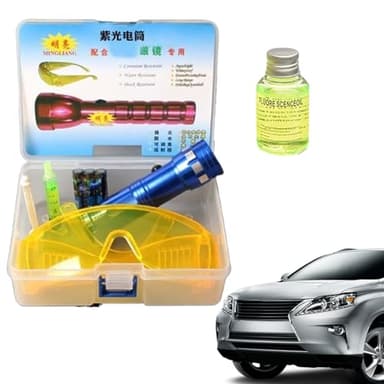 Air Conditioner Leak Detector Kit, Refrigerant Leaks Test Detection Tool Kits, High-Efficiency Leakage Tester Light, Auto Air Conditioners Flashlight Leak Detector Tool For FreezersRefrigerators