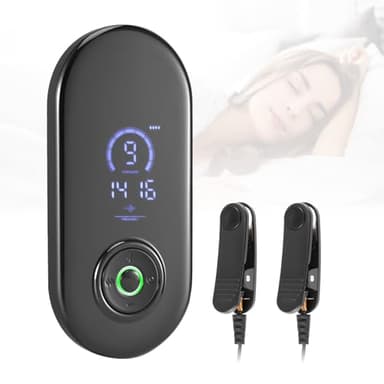 Vagus Nerve Stimulation Device with Ear Clips, Sleep Aids with 3 Modes & 9-Level Adjustment, Calm Carry Device for Insomnia Sleep, Relieve Fatigue for Adults