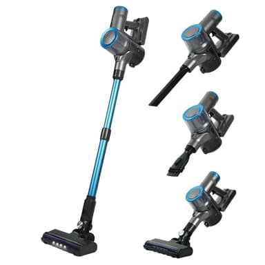 Panana Cordless Vacuum Cleaner, 220W Brushless motor,25000PA Stick Cleaner 6 in 1, Powerful Hoover Motor with LED Headlights, Lightweight for Home Hard Floor Pet Car (SR-2000)