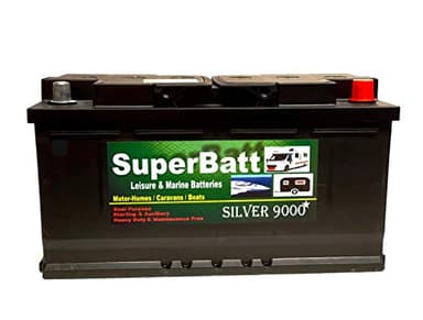 SuperBatt AGM1100 12V 130AH (120AH 110AH 100AH) VRLA AGM Ultra Deep Cycle Battery - Fully Sealed No Spill - Leisure Marine Motorhome Caravan Campervan Boat Motor Mover Solar