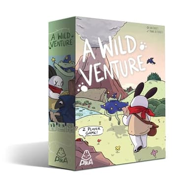A Wild Venture Board Game - Engine-Building & Adventure Strategy Game, Whimsical Fantasy World with 100+ Unique Cards, Fast-Paced Gameplay for Kids & Adults, Ages 10+, 2 Players, 40-60 Min Playtime