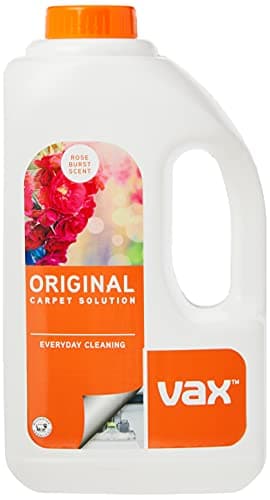 Vax Original 1.5L Carpet Cleaner Solution, Stain Remover Shampoo, Rose Burst Scent, Suitable for Everyday Cleaning, 1-9-142055, White