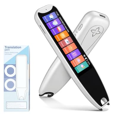 Scan Reader Pen, 134 Languages Scan Translator Pen, 2.99in Touchscreen Portable Smart Reading Pen for Dyslexia, Supports Speech & Scan to Text, Offline Scanner Translator for Business, Students