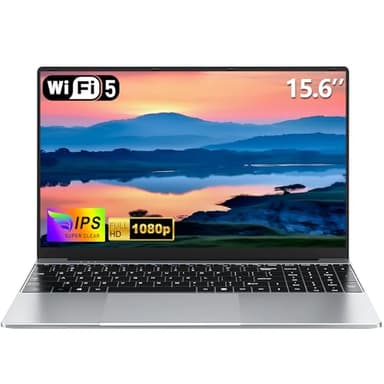 NIAKUN 15.6 Inch Laptop 2026 with 4425Y Processor, 8GB RAM 256GB SSD Laptop Computer Pc, FHD 1920 x 1080P, 5000 MAh/38.5Wh, TF Card/Webcam/Touchpad, Student/Home/Business