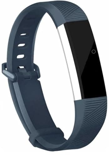Panda Bobo Strap Compatible with Fitbit Alta HR/Alta/Ace Replacement Silicone Strap Sports Band (Small, Slate)