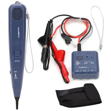 Veciado Pro3000 Tone Generator and Probe Kit, SmartTone Technology, Handheld Telephone Line Circuit Finder