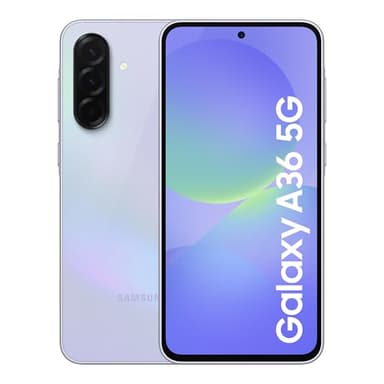 Samsung Galaxy A36 5G Smartphone, Awesome Intelligence, 8GB RAM, 256GB Storage, 50MP Camera, Awesome Lavender, 3 Year Samsung Extended Warranty (UK Version)
