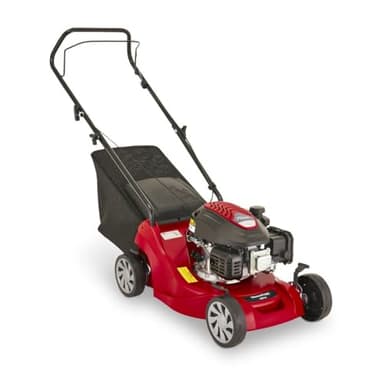 Mountfield HP41 Petrol Lawnmower, Hand-propelled, 39cm cutting width, 123cc ST120 Autochoke petrol engine, Up to 250m², Includes 40L grass collector