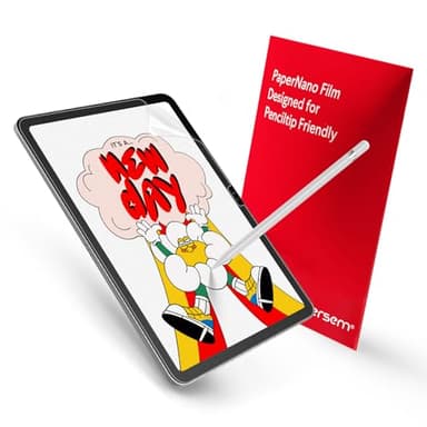 BERSEM 2-Pack Paper Screen Protector for iPad 10th/11th Generation A16 (2022/2025, 10.9/11 Inch) & iPad Air 11 Inch M4/M3/M2 (2026/2025/2024), Matte PET Film for Drawing, Anti-Glare, Easy Installation