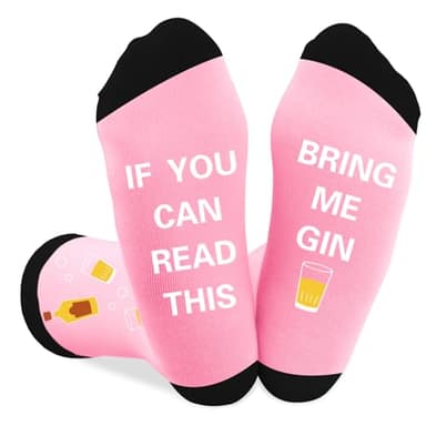Coopyin Gin Gifts for Women and Men Funny Gifts for Gin Lovers Themed Socks Accessories Presents Mothers Day Christmas Birthday Stocking Stuffers Galentines Graduation and Tasting Parties Gift Ideas