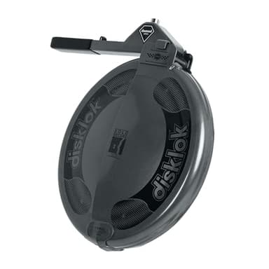 Disklok Diamond Security Edition Car Steering Wheel Full Cover Anti- Angle Grinder Anti-Theft Lock Police Approved Including Case & Cover (Diamond Edition Anthracite, Small 35cm-39cm)