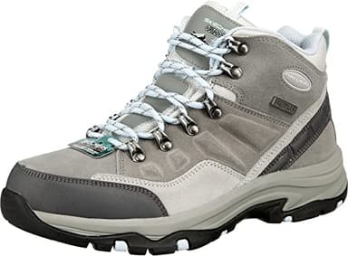 Skechers Women's Trego Rocky Mountain Walking Shoe, Grey, 5 UK