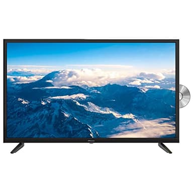 EMtronics 32" Inch HD Ready 720p LED TV with Built-in DVD Player and Freeview