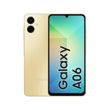 Samsung Galaxy A06 4GB RAM 64GB Storage | 6.7" HD+ Display | 50MP Dual Camera | 5000mAh Battery | Android 14 | Dual SIM | Fast Charging (Gold)