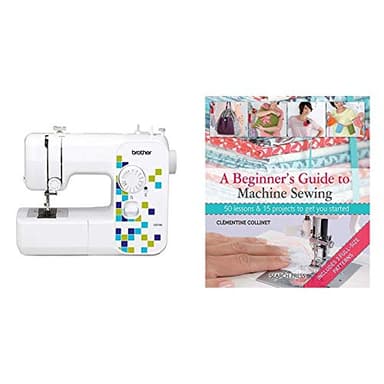Brother LS14S Metal Chassis Sewing Machine & A Beginner's Guide to Machine Sewing: 50 Lessons and 15 Projects to Get You Started