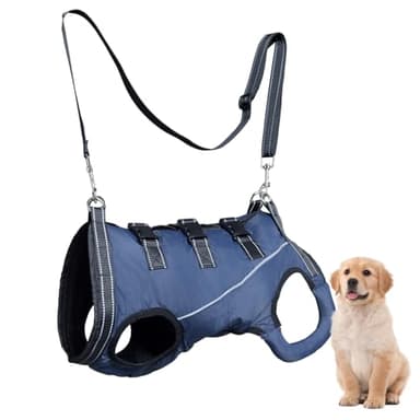 Dog Lift Harness for Senior & Injured Dogs – Full Body Mobility Support Sling, Adjustable Aid for Walking, Arthritis & Joint Pain, Help on Stairs (Medium)