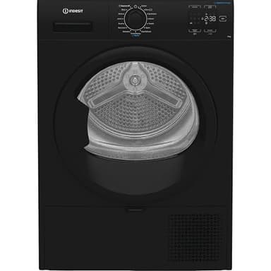 Indesit C YD 92D BB UK 9Kg Heat Pump Tumble Dryer - Black - A+ Rated