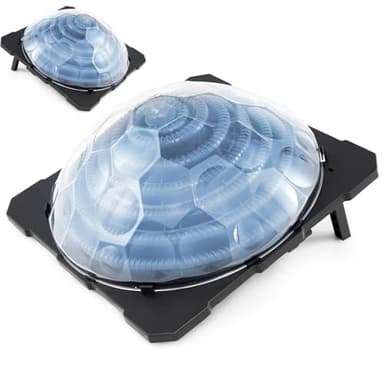 HOMFME Solar Dome Heater, Thermal Solar Heating System with Stands and Hose Connector, Outdoor Inground Swimming Pool Heater Warmer Equipment (58 x 58 x 32 cm)