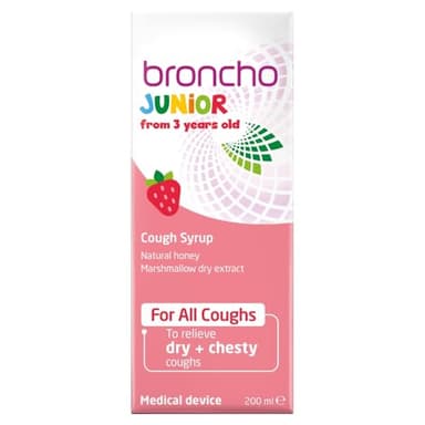 Broncho Junior Cough Syrup for Children, 200 ml