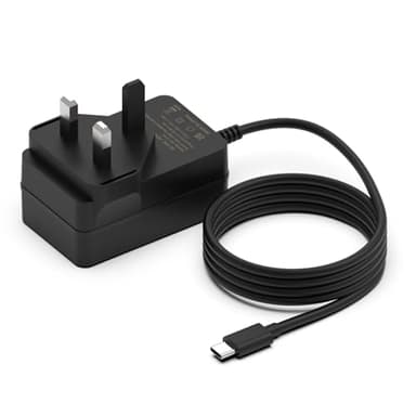 Hafiuege Raspberry Pi 5 Power Supply, 27W 5V 5.1A PD Power Adapter USB-C Charger Compatible with Raspberry Pi 5 16GB/8GB/4GB and Compatible with Most Phone,Laptop and Electronic Product