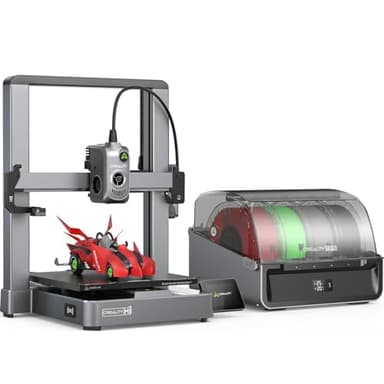 Creality Hi Combo (A) 3D Printer Multi Color 3D Printer with CFS 95% Pre-Assemble 500mm/s High Speed Auto-Leveling Automatic Filament Reading All-Metal Frame 10.24×10.24×11.81inch