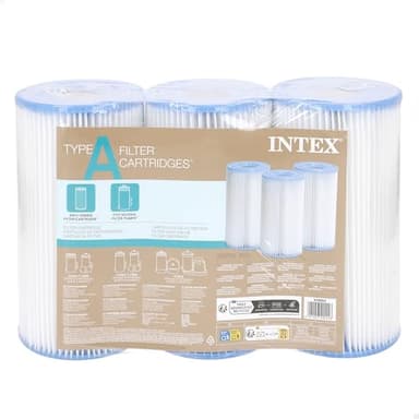 Intex 29003 Combo Chlorinator Filter Pump Filter Cartridge, Pack of 3 Cartridges