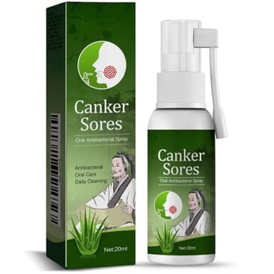 Mouth Ulcer Treatment Spray,Ulcer Breath Sprays,Mouth Ulcer Spray,Mouth Ulcer Treatment for Adults,Herbal M/outh Sp/ray for U/lcer T/reatment,Canker Relief S/Pray,Breath Freshener S/Pray